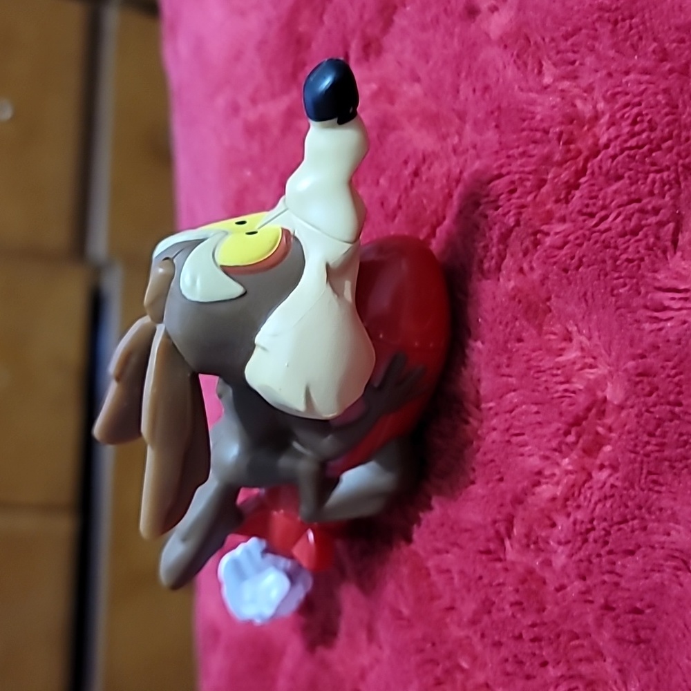 2020 McDonald's Looney Tunes Wile E Coyote Riding A Rocket 4 1/4"  Figurine